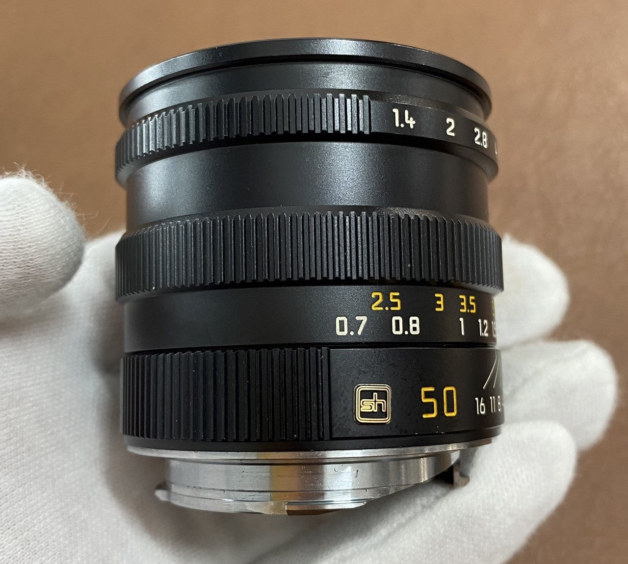 LEICA Summilux M50mm f1.4 3rd Black chrome