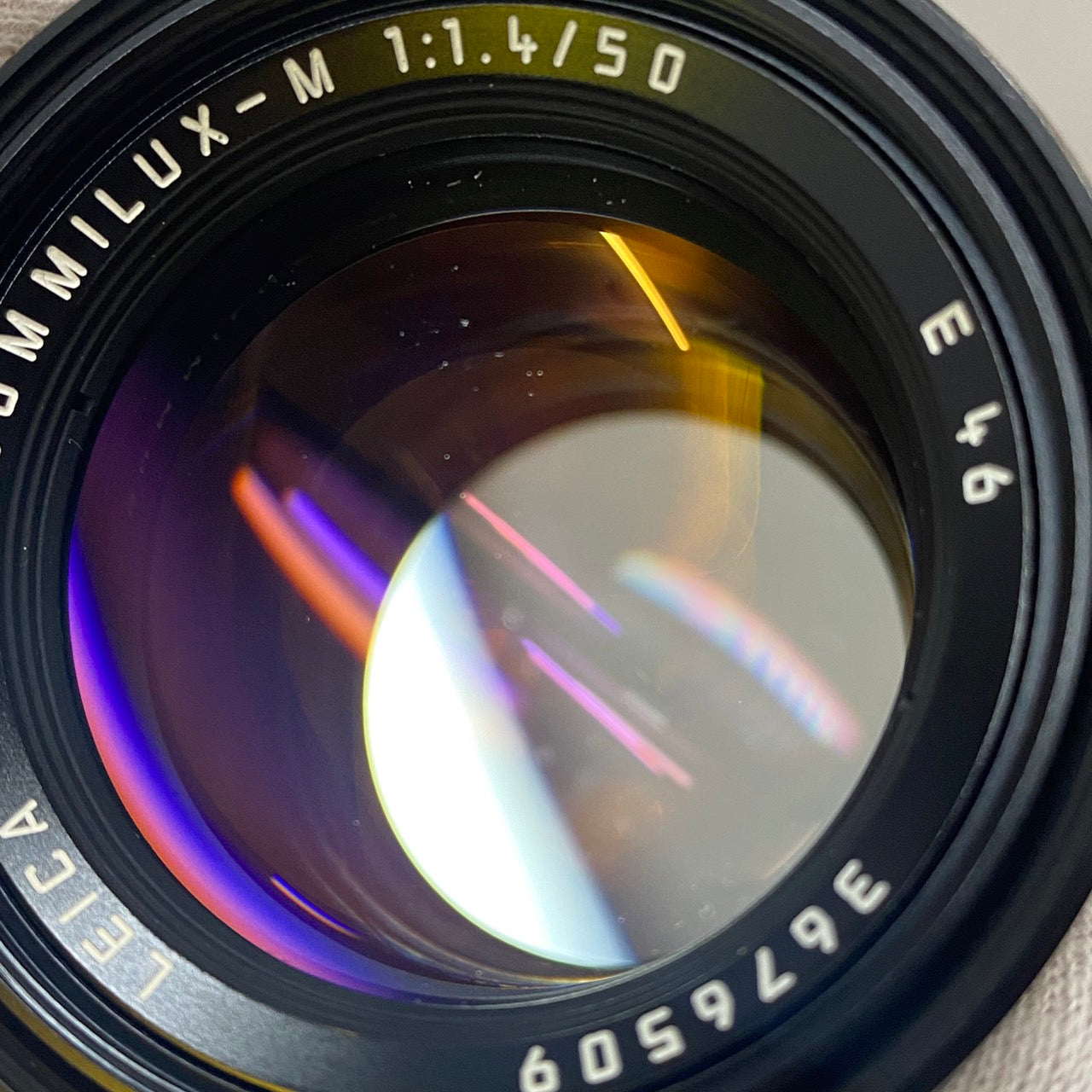 LEICA Summilux M50mm f1.4 3rd Black chrome