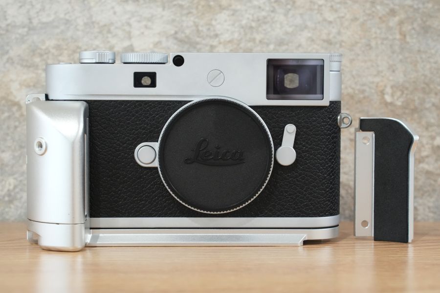 Helium Design lab He11 Handgrip for Leica M11 Silver モジュラーグリップ
