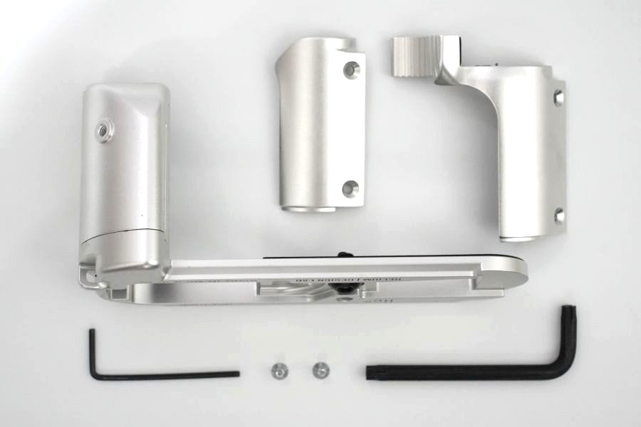 Helium Design lab He11 Handgrip for Leica M11 Silver モジュラーグリップ