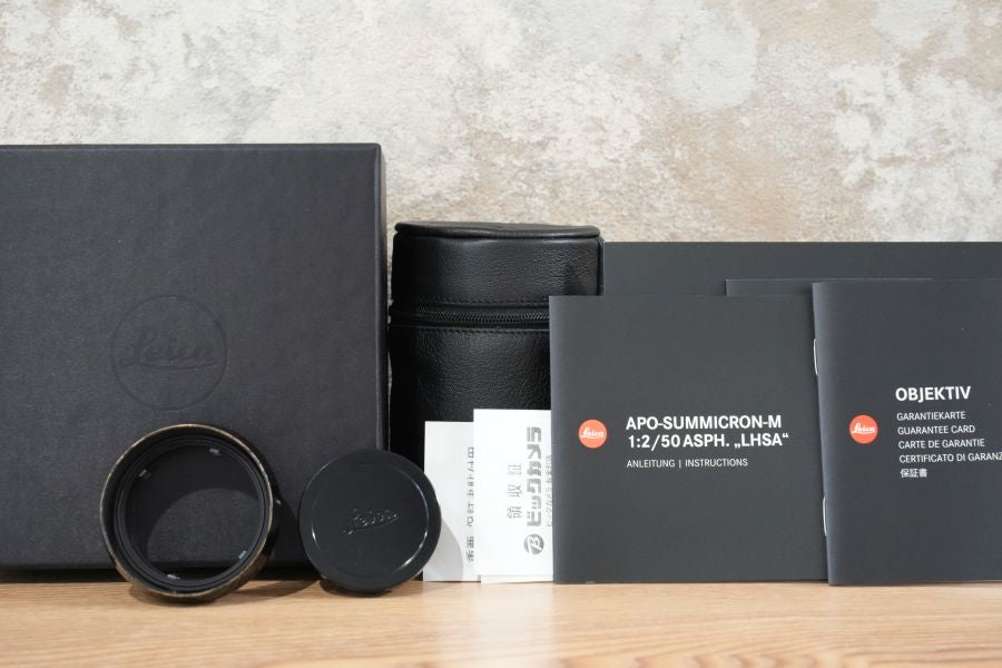 APO-Summicron M50mm f2.0 ASPH. 11186 LHSA Black Paint 300本限定 ★現金特価 3,340,000円（税込み）