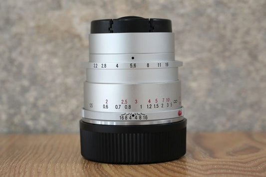 Voigtlander COLOR-SKOPAR 50mm F2.2 VM Silver 保証付き