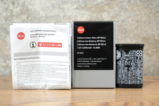 LEICA BP-SCL6 SLシリーズ/Q2/Q3用バッテリー 箱付き