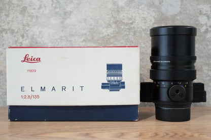 LEICA Elmarit M135mm f2.8 2nd 眼鏡付き 1974年製 箱付き メンテナンス済み