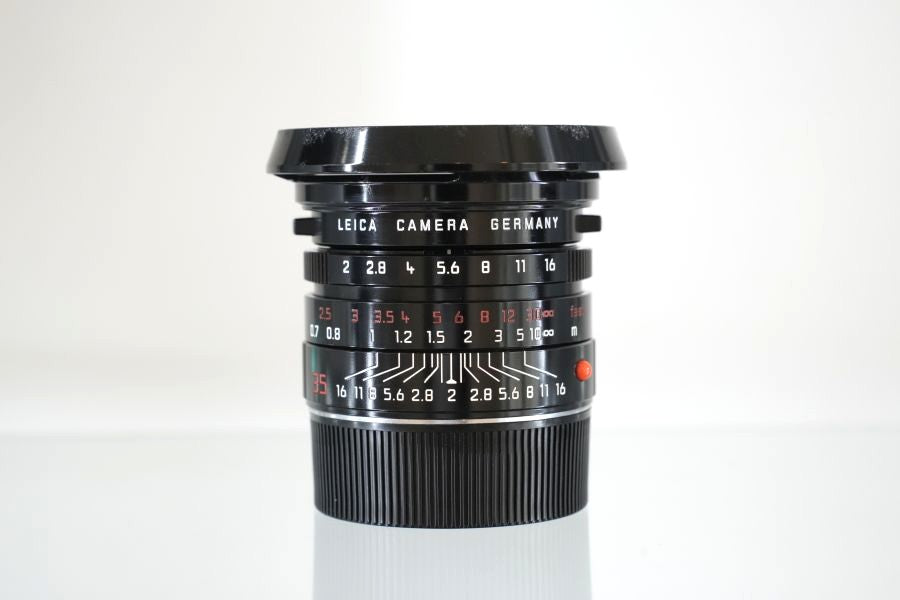 Summicron M35mm f2.0 ASPH. Black Paint Millennium 付属品完備