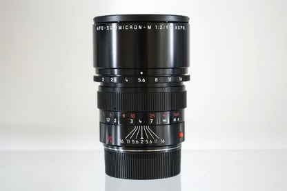 APO-Summicron M90mm f2.0 ASPH.Black Paint 付属品完備