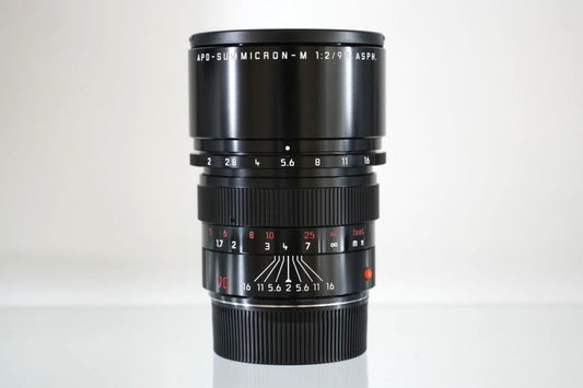 APO-Summicron M90mm f2.0 ASPH.Black Paint 付属品完備