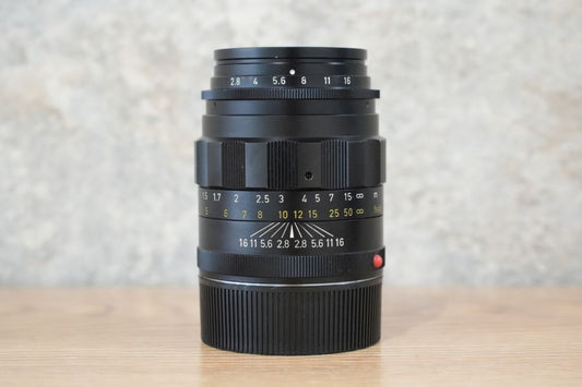 LEICA Tele-Elmarit M90mm f2.8 1st Black 1968年製 メンテナンス済み