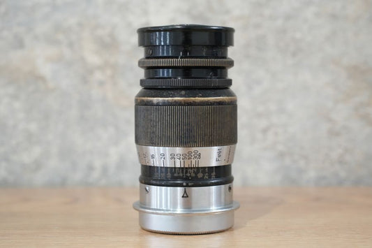 LEICA Elmar L90mm f4.0 Black 1938年製 メンテナンス済み