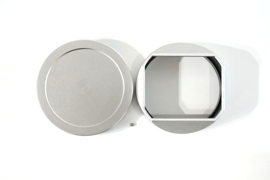 Tahusa Square Lens Hood for Summilux E43 Silver