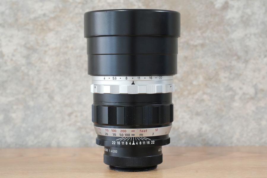 Telyt L200mm f4.0 フード組込 ビゾフレックス用+14020接写リング 1967年製 メンテナンス済み