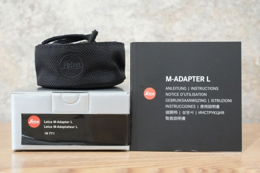 LEICA L用Ｍレンズアダプター 18771 箱付き