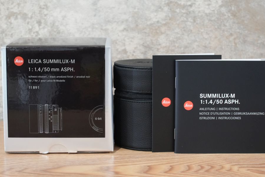 LEICA Summilux M50mm f1.4 ASPH.6bit Black 11891 2021年製 付属品完備