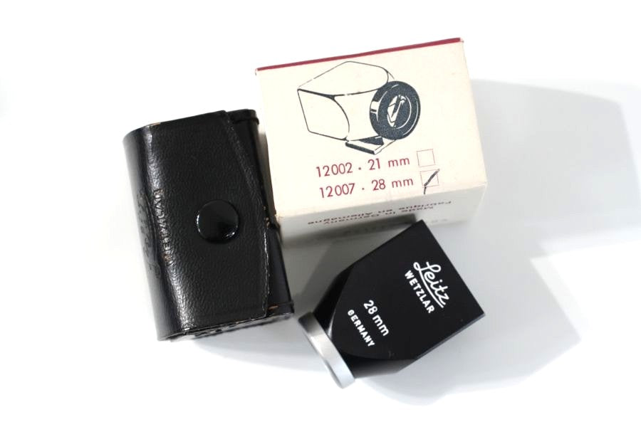 LEICA SLOOZ/12007 28mm 金属製 ファインダー Black