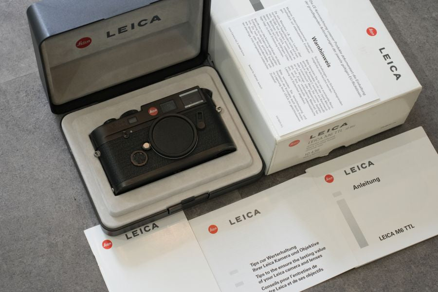 LEICA M6 TTL 0.85 Black Chrome 1999年製 箱付き メンテナンス済み