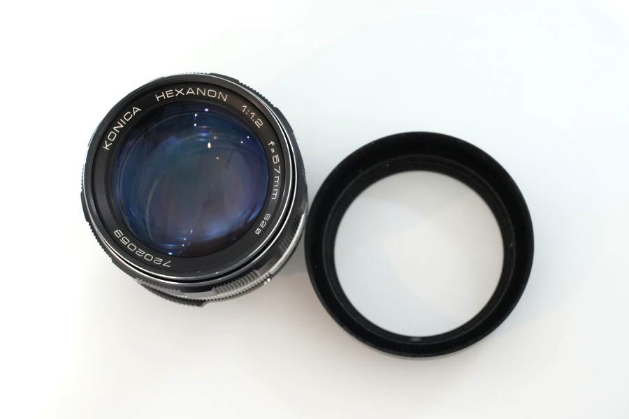 KONICA Hexanon 57mm f1.2 EE ARマウント メンテナンス済み