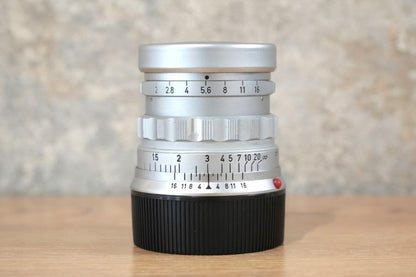 LEICA Summicron M50mm f2.0 Rigid 固定鏡筒 前期 1957年製