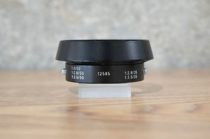 LEICA 12585 M35mm/M50mm用 フード＆14033フードキャップ