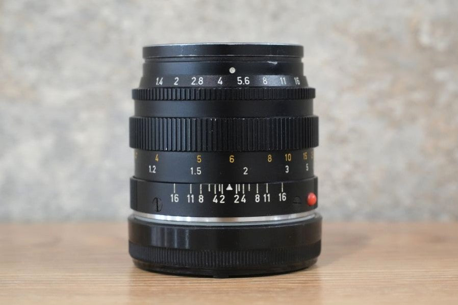LEICA Summilux M50mm f1.4 2nd Black Chrome 1983年製