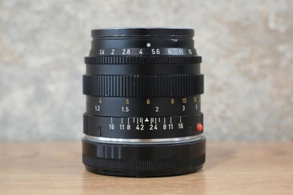 LEICA Summilux M50mm f1.4 2nd Black Chrome 1983年製