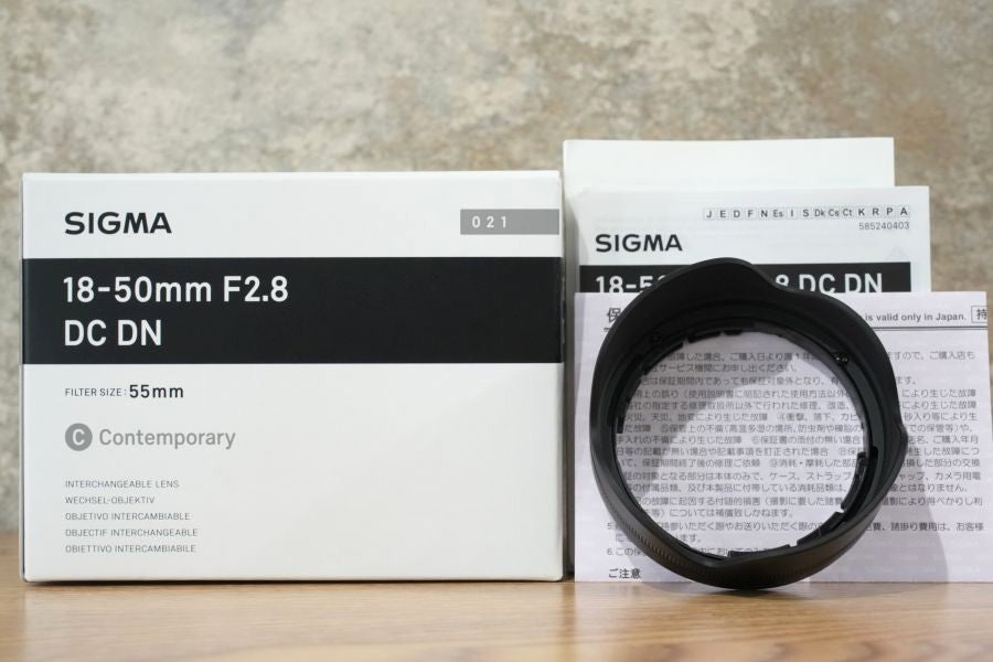 SIGMA Contemporary 18-50mm F2.8 DC DN Xマウント
