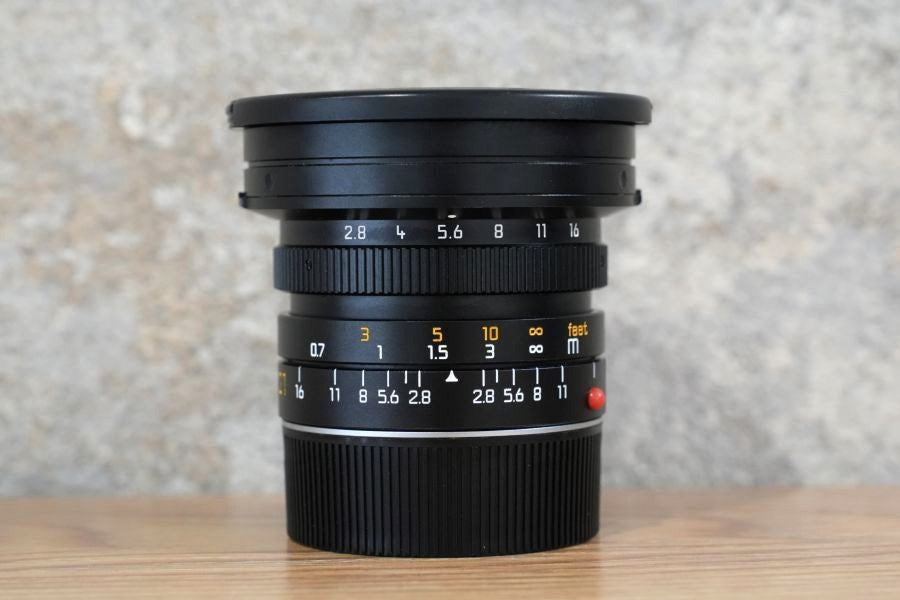 LEICA Elmarit エルマリート  M21mm f2.8 1st 後期 LEICA Elmarit M21mm f2.8 1st 後期 1991年製 OH済み – まるかめら