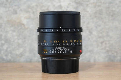 Summilux M50mm f1.4 ASPH. Black 11728 2024年製 ライカ保証付き 付属品完備