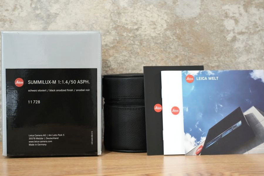 Summilux M50mm f1.4 ASPH. Black 11728 2023年製 付属品完備