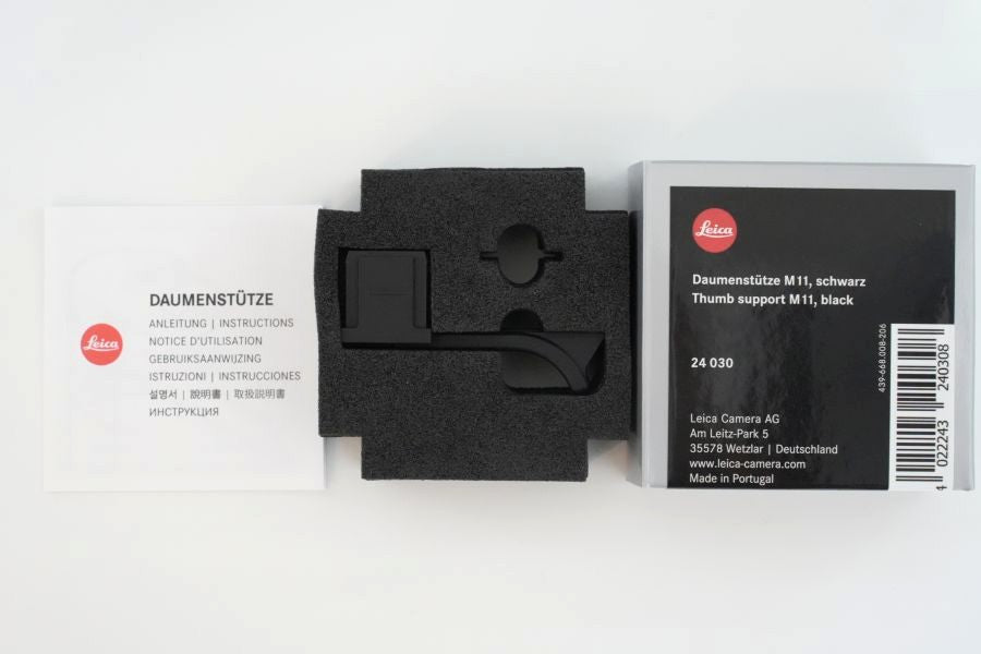 LEICA M11用 サムレスト ブラック 24030 箱付き