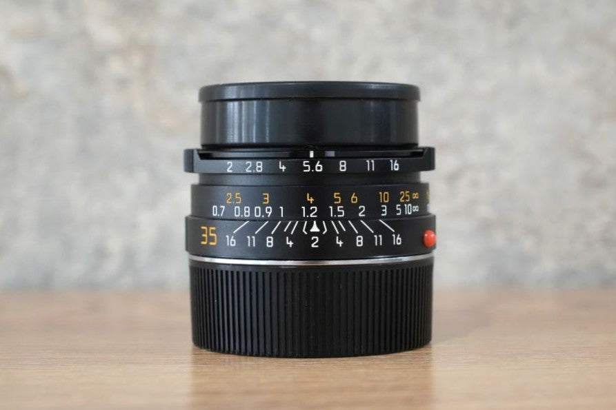LEICA Summicron M35mm f2.0 7枚玉 後期 Black 1995年製 メンテンス済み