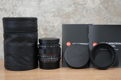 APO-Summicron M50mm f2.0 ASPH. Black Chrome Limited Edition 11811 付属品完備