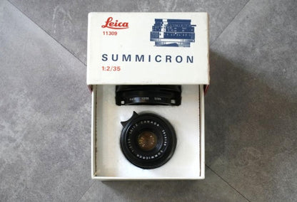 LEICA Summicron M35mm f2.0 2nd 6枚玉 1973年製 メンテナンス済み 箱＆フード付き