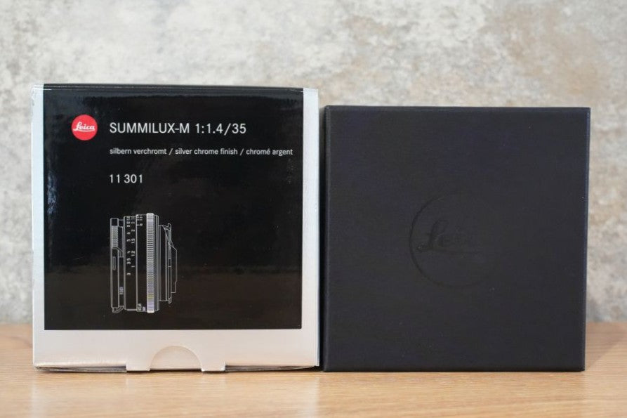 LEICA Summilux M35mm f1.4 11301 復刻 スチールリム 付属品完備 保証付き