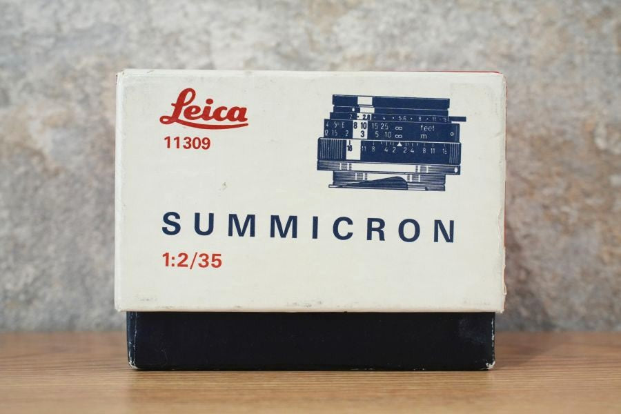 LEICA Summicron M35mm f2.0 2nd 6枚玉 1973年製 メンテナンス済み 箱＆フード付き