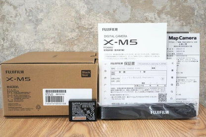 FUJIFILM X-M5 ボディ ブラック 付属品完備