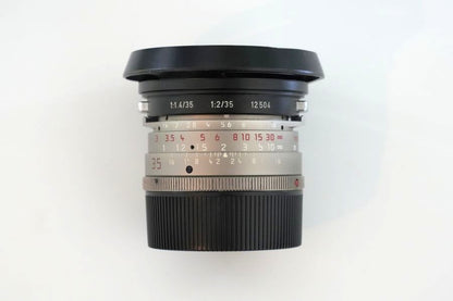 Summilux M35mm f1.4 2nd Titan 12504フード付き 1992年製 メンテナンス済み
