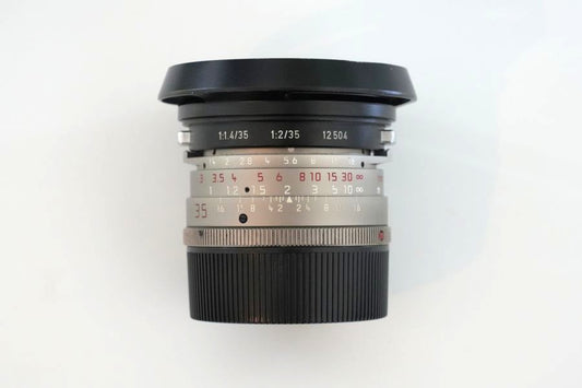 Summilux M35mm f1.4 2nd Titan 12504フード付き 1992年製 メンテナンス済み