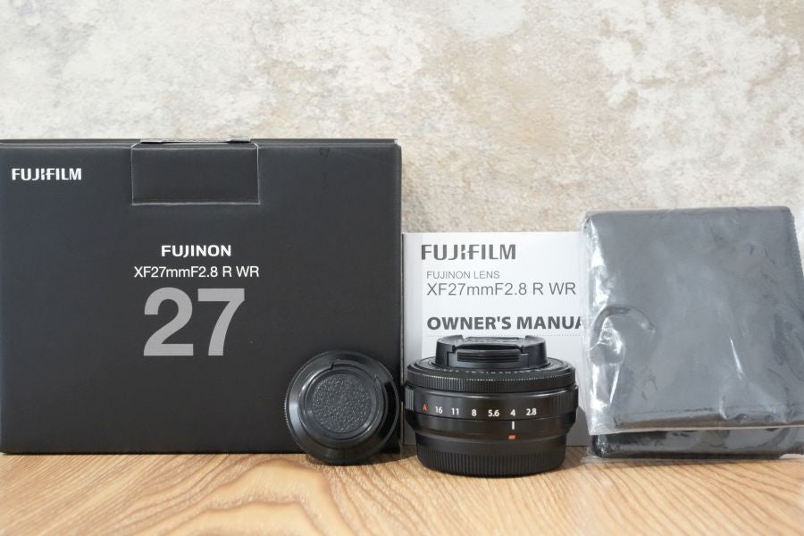 箱・付属品完備, FUJIFILM XF27mm F2.8 R WR FUJINON XF27mm F2.8 R WR 箱付き – まるかめら