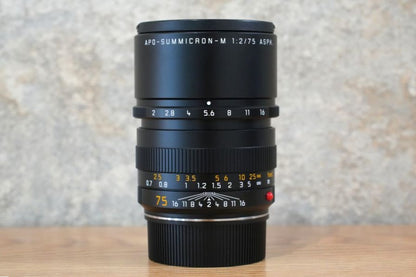 APO-Summicron M75mm f2.0 ASPH.Black 11637 2025年製 箱付き