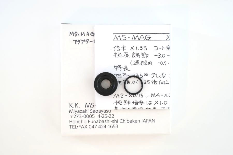 MS-OPTICS  MS.MAG×1.35 視度補正付きマグニファイヤー アダプター付き