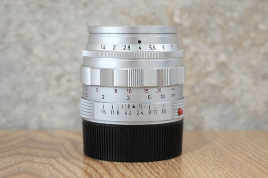 LEICA Summilux M50mm f1.4 2nd Silver 金目 1964年製 OH済み