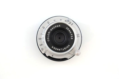 Voigtlander COLOR-SKOPAR 35mm F3.5 Aspherical VM Silver 箱付き