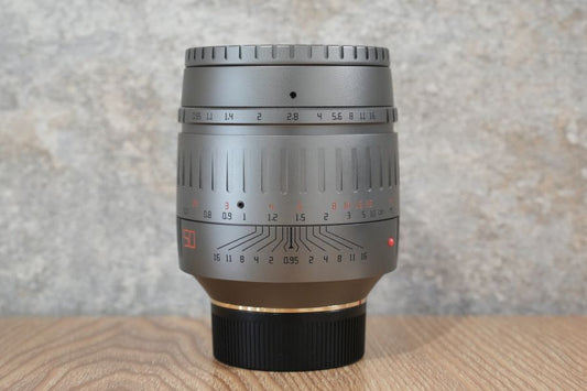 TTArtisan M50mm F0.95 ASPH チタンカラー　