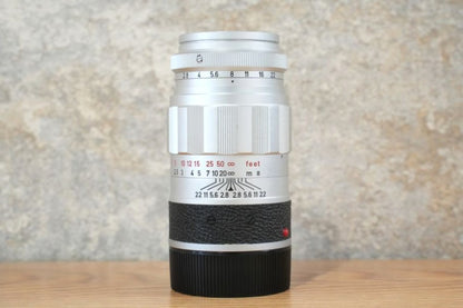 LEICA Elmarit M90mm f2.8 Silver 1965年製 メンテナンス済み