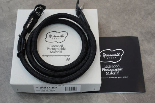 YOSEMITE CAMERA STRAP 111cm MAD BLACK