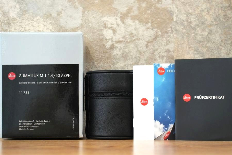 Summilux M50mm f1.4 ASPH. Black 11728 2023年製 付属品完備 美品