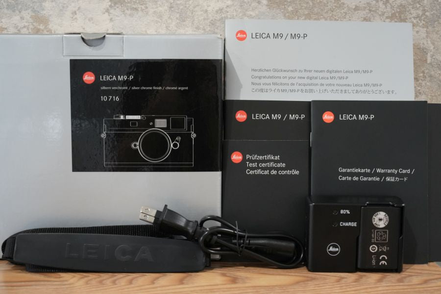 LEICA M9-P Silver Chrome センサー対策済み 箱付き LEICA M9-P Silver Chrome センサー対策済み 箱付き – まるかめら