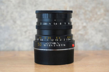 LEICA Summicron M50mm f2.0 3rd Black 1989年製 メンテナンス済み