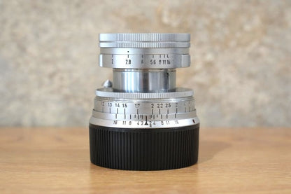 LEICA Summicron M50mm f2.0 沈胴 1954年製 ｍ表記 メンテナンス済み