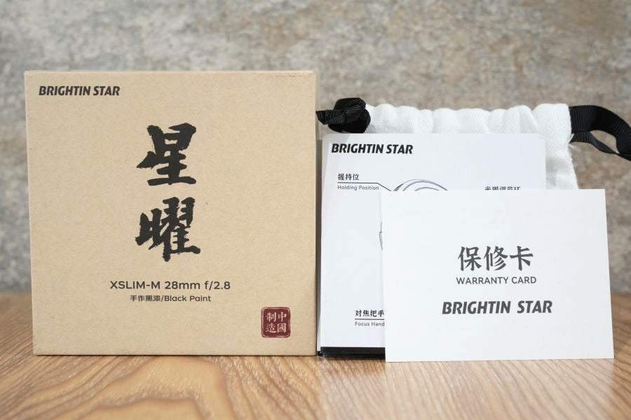 BRIGHTIN STAR MF 28mm F2.8 ライカM用 ブラックペイント